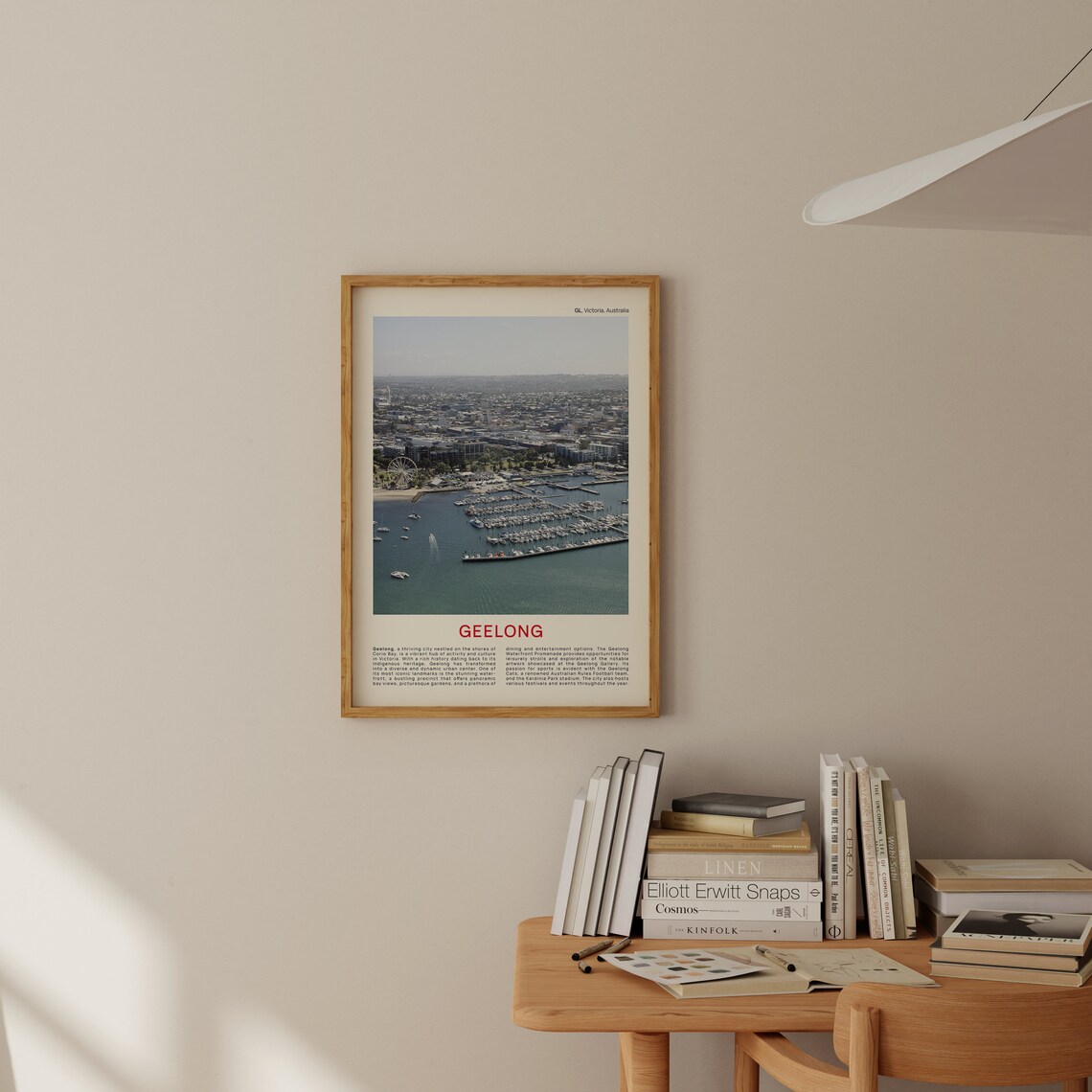 Geelong Victoria Aerial Waterfront Marina Corio Bay Photo Poster - Image 2