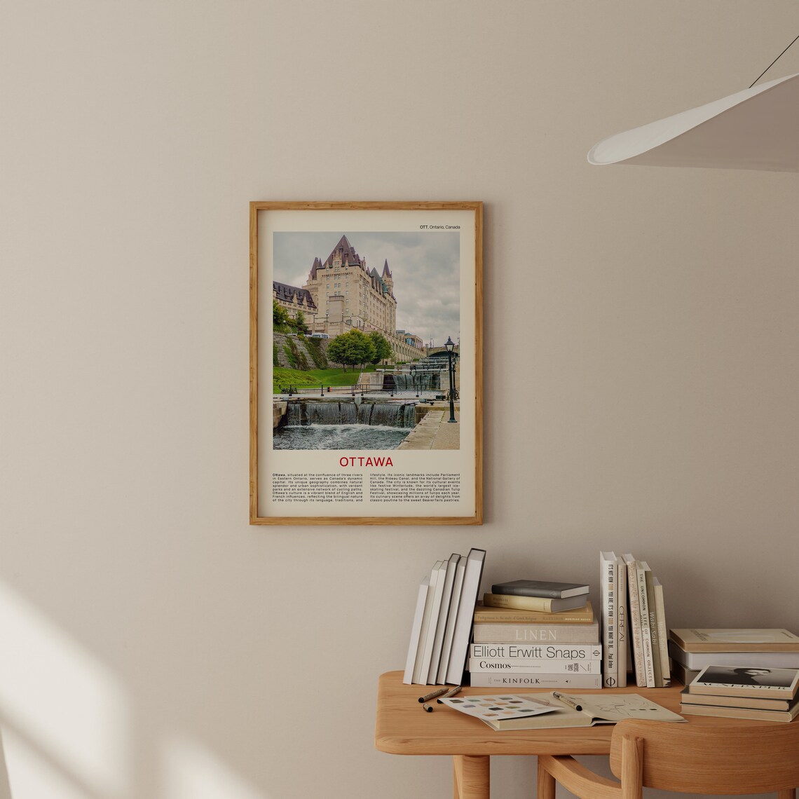 Ottawa Canada Fairmont Chateau Rideau Canal Film Photo Poster - Image 2