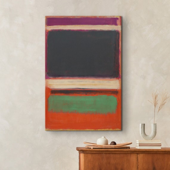 Mark Rothko Mixed Color Poster Mark Rothko Painting Exhibition Poster Modern Art Expressionism Art Mark Rothko Reproduction Art