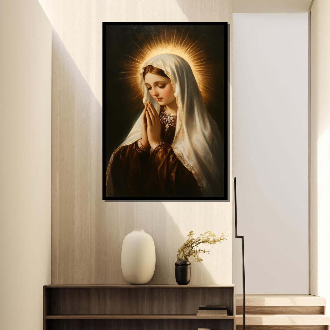 Our Lady Of Grace Painting, Virgin Mary Art Print - Image 2