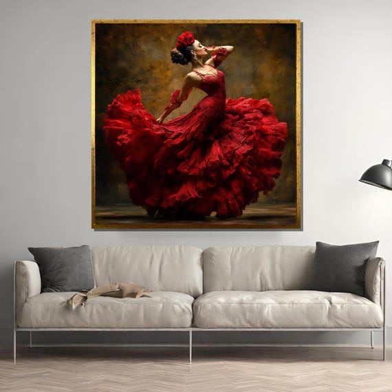 Flamenco Dancer, Spanish Passion and Elegance