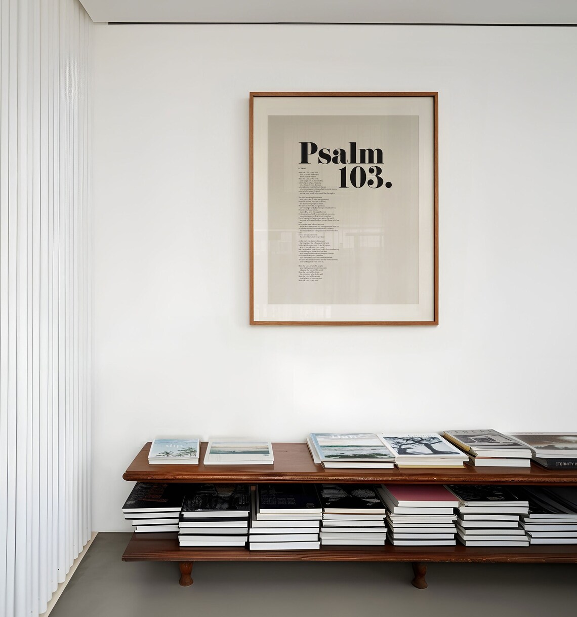 Psalm 103 Bible Verse Art Print, Simple Christian Decor - Image 5
