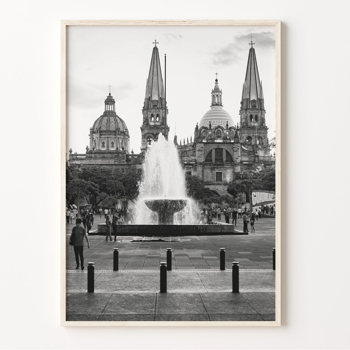 Guadalajara Black And White Street Print Guadalajara Wall Art Mexico City Poster Jalisco Photo Mexican Travel Photography C19 165