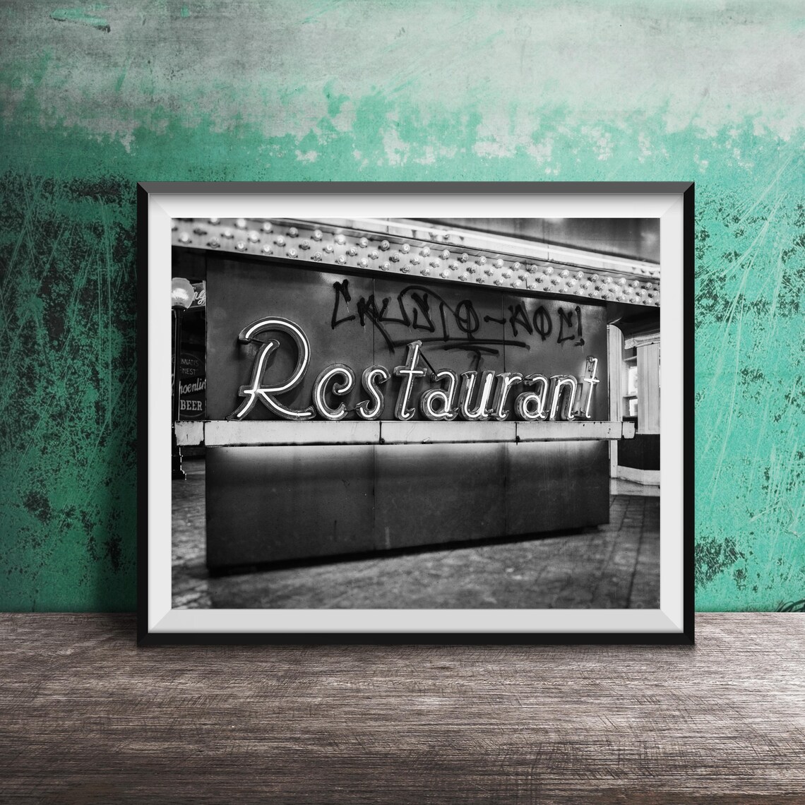 Restaurant Neon Sign, Breakfast Lunch Dinner Diner Art Print - Image 2