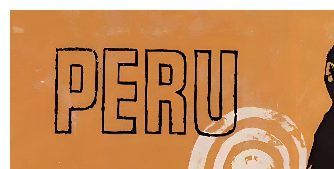 Vintage Peru Travel Poster, Peruvian Home Decor - Image 2