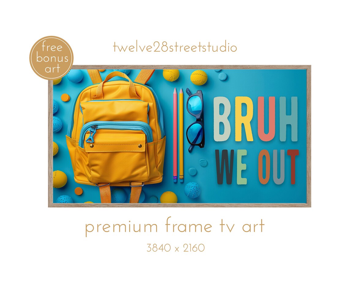 Last Day of School, Schools Out Wall Art Print