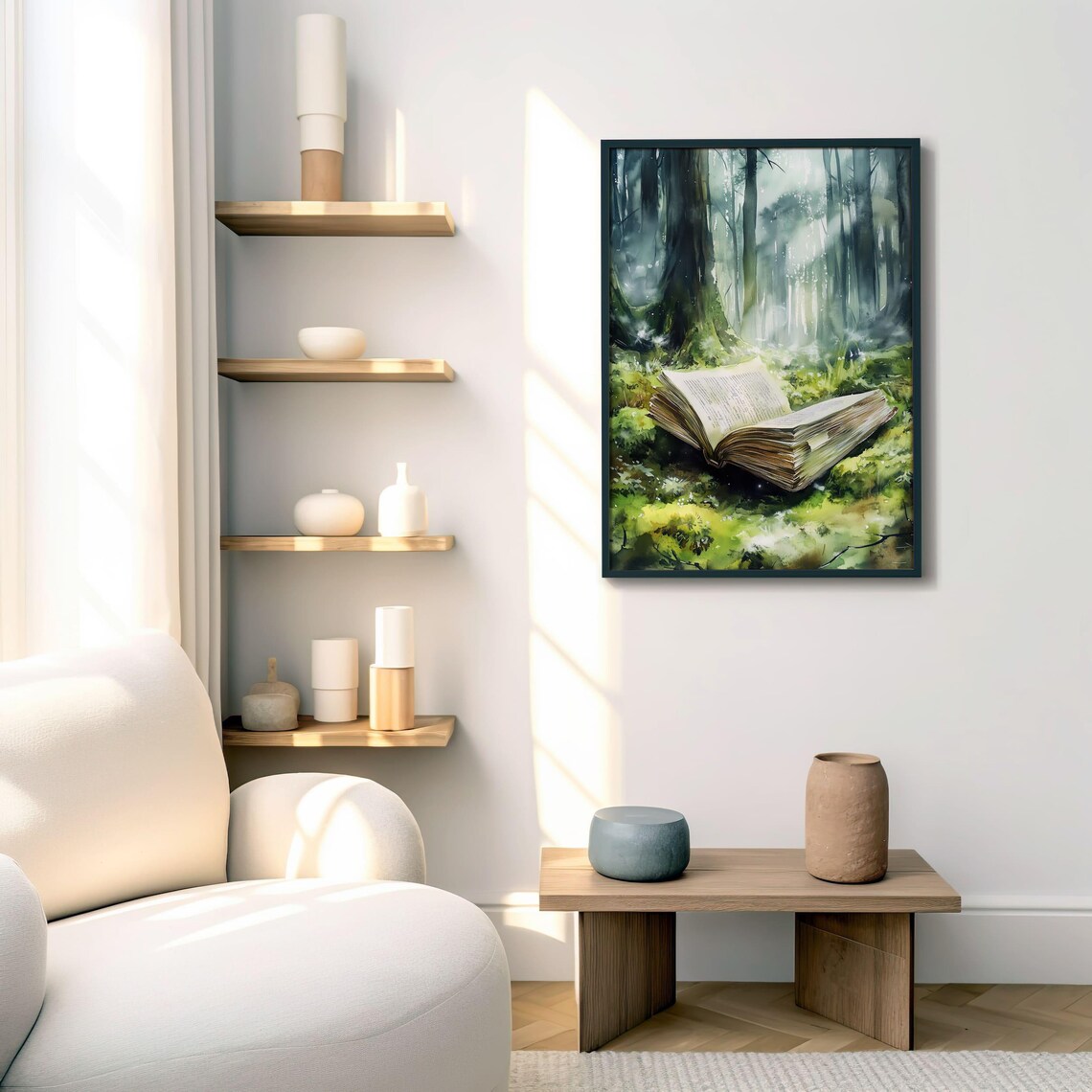 Forest Fantasy Book Art Print, Enchanted Woodland Decor - Image 7