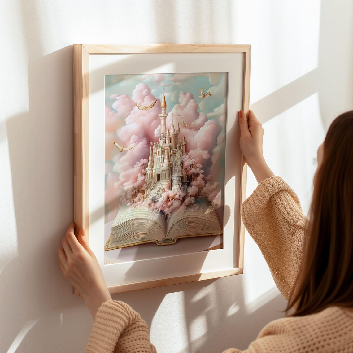 Fairy Tale Castle Art Print, Fantasy Book Lover Decor - Image 7