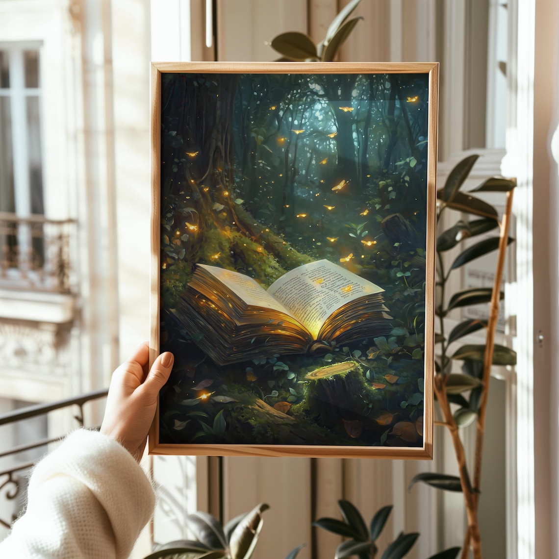 Enchanted Forest Book Art Print, Whimsical Decor - Image 8