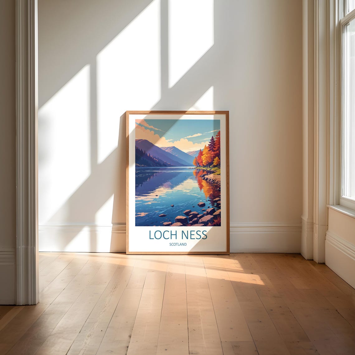 Loch Ness Print Scotland Print Loch Ness Scotland Scotland Gifts Scotland Travel Print Scottish Highlands Travel Gift Loch Ness - Image 6