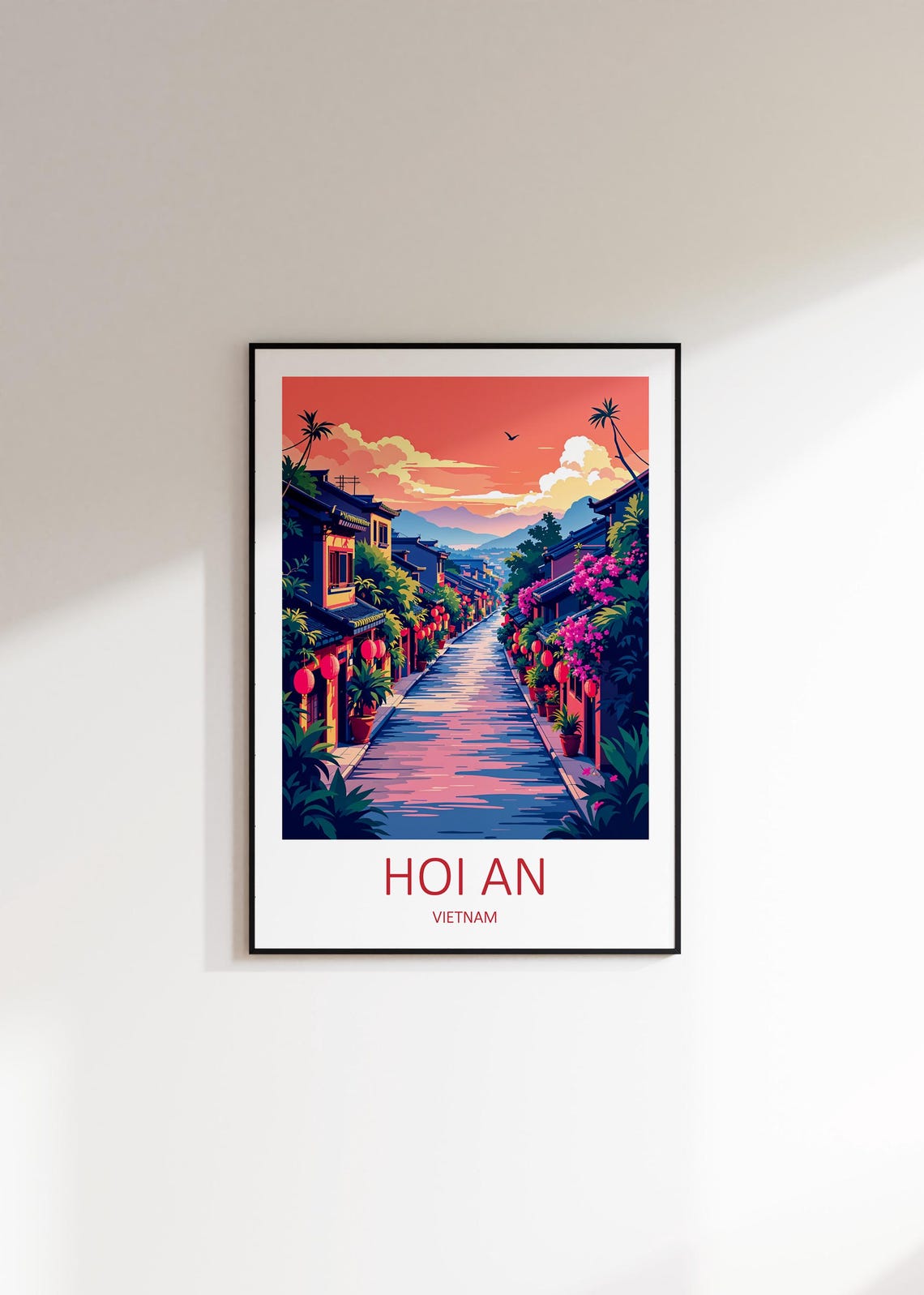 Hoi An Print Hoi An Wall Art Vietnam Poster Hoi An Home Decor Vietnam Travel Gift Hoi An Travel Print Birthday Gift Hoi An Art Print - Image 3