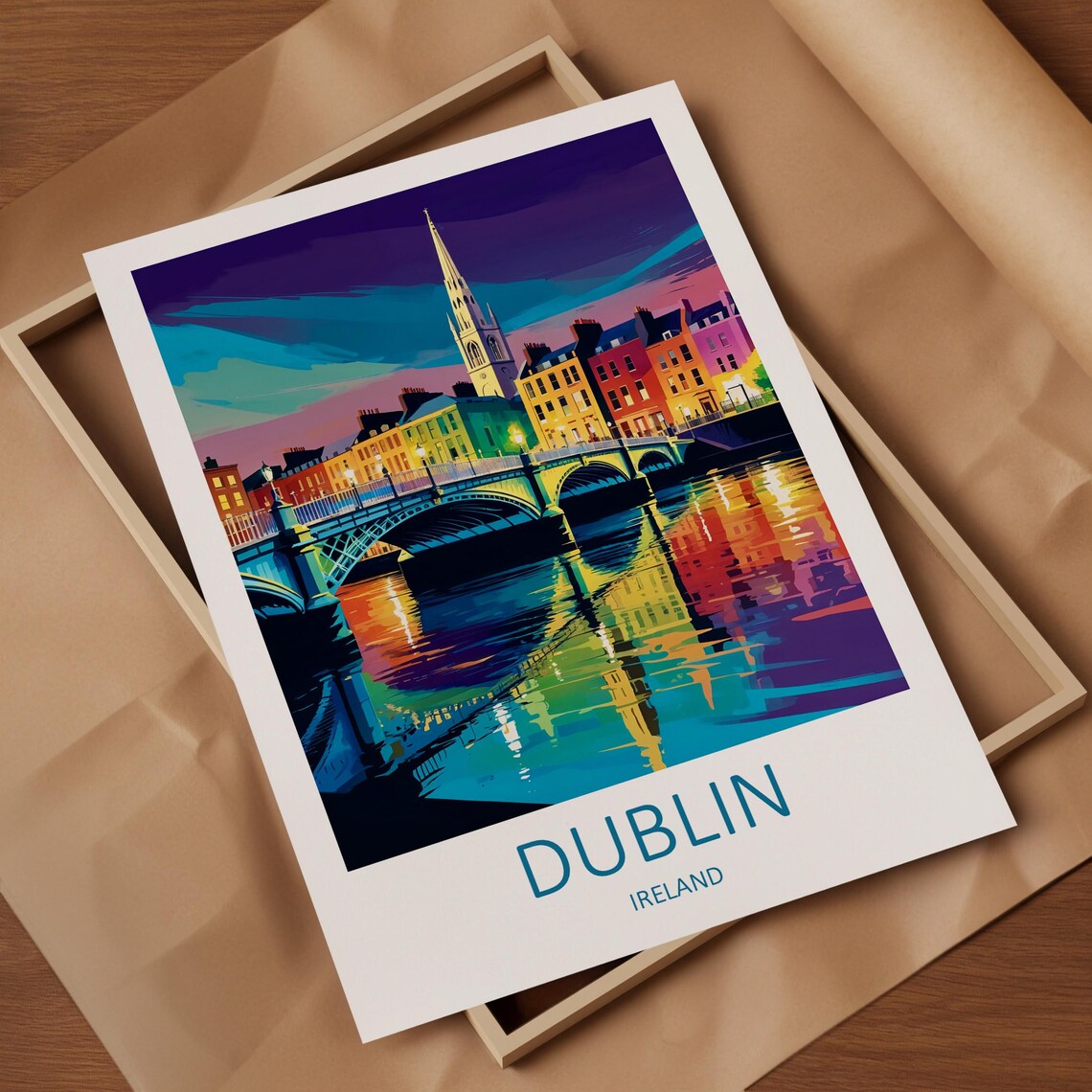 Dublin Print Dublin Wall Art Dublin Poster Dublin Gifts Dublin Travel Print Ireland Print Ireland Gifts Dublin Ireland Travel Gift - Image 4