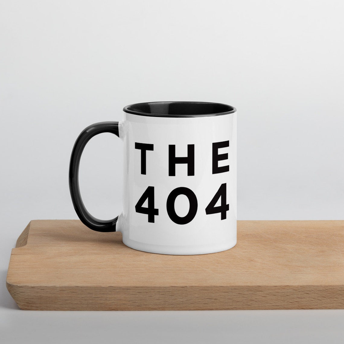 Atlanta Area Code Mug 404 Mug Black And White Ceramic Coffee Cup Atlanta Gifts Area Code Gifts - Image 2