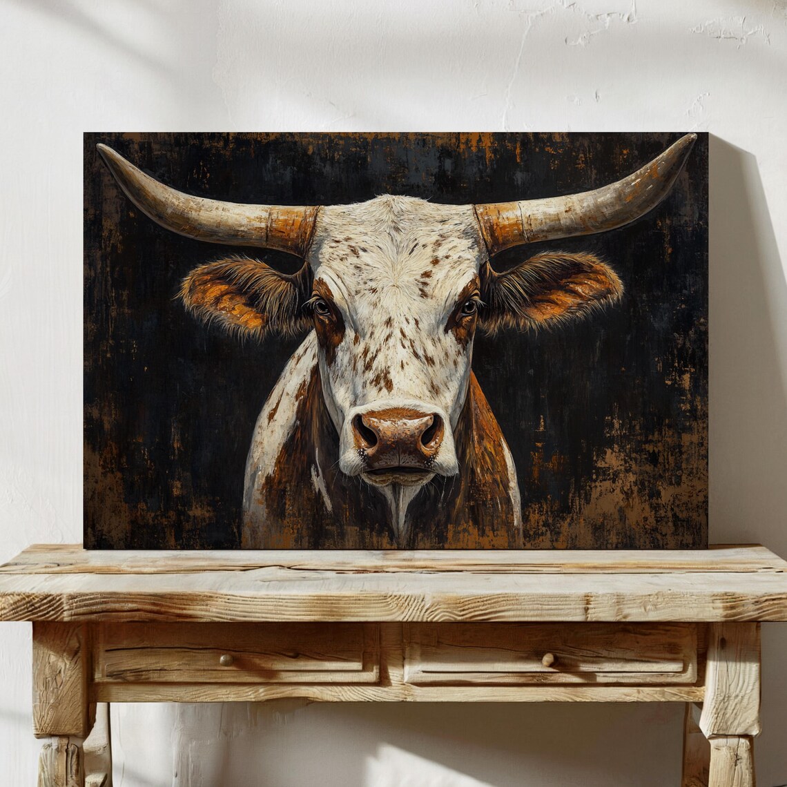 Texas Longhorn Rustic Western Decor, Ranch Style - Image 5