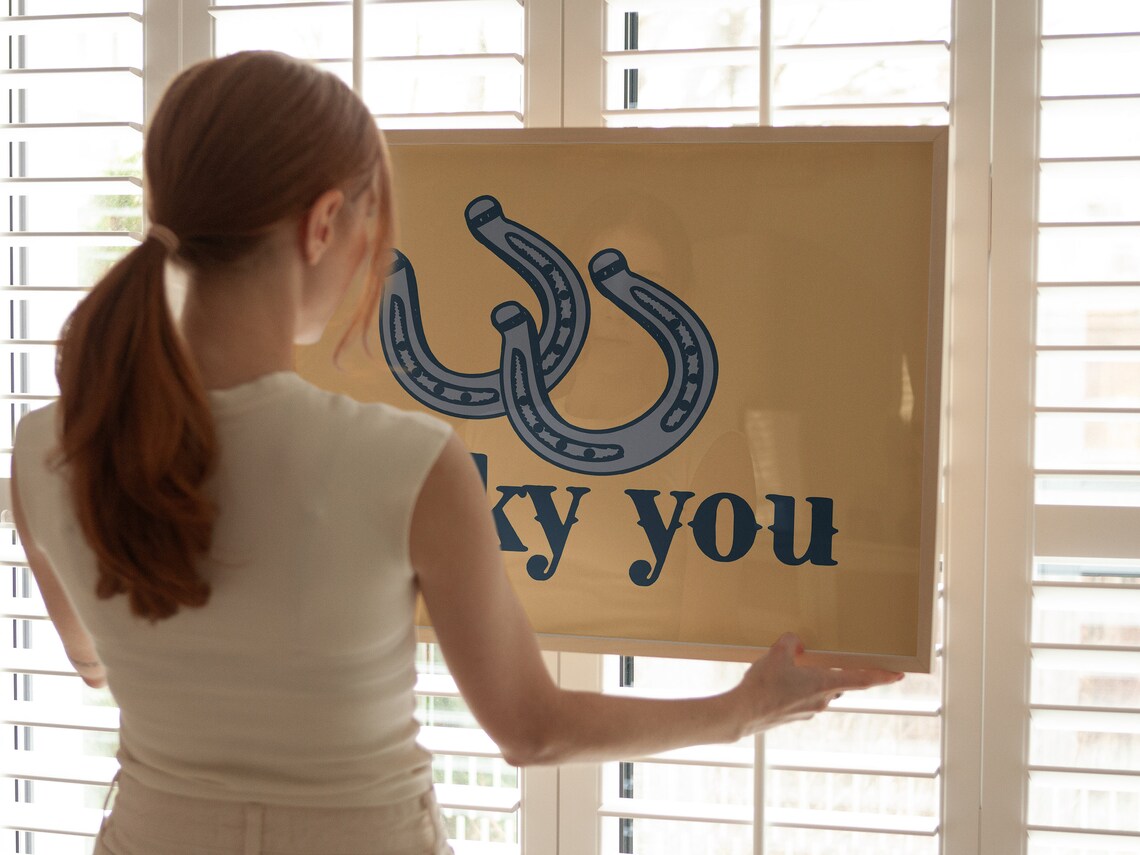 Lucky You Boho Minimalist Positive Affirmation - Image 4