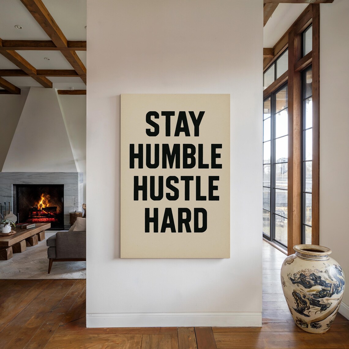 Stay Humble Hustle Hard, Motivational Quote Poster - Image 5