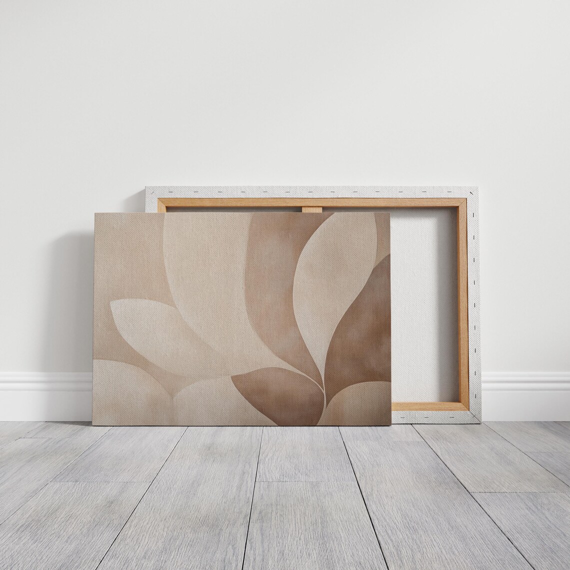 Soft Neutral Organic Shapes Abstract Minimalist Modern Wall Art Print - Image 5