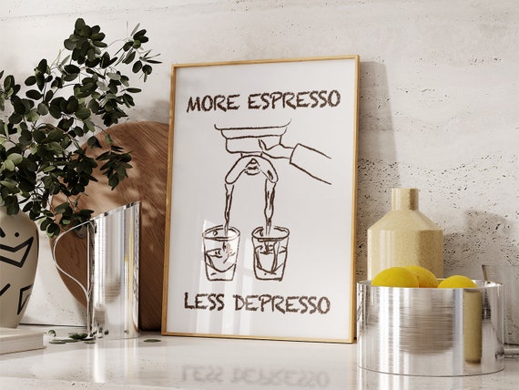 Coffee Bar Wall Art Boho Minimalist Prints Modern Art Bohominimalistdecor Trendy Coffee Art File