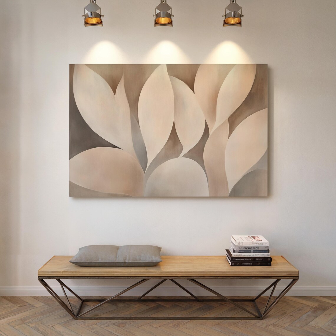 Minimalist Abstract Composition, Organic Shapes - Image 3