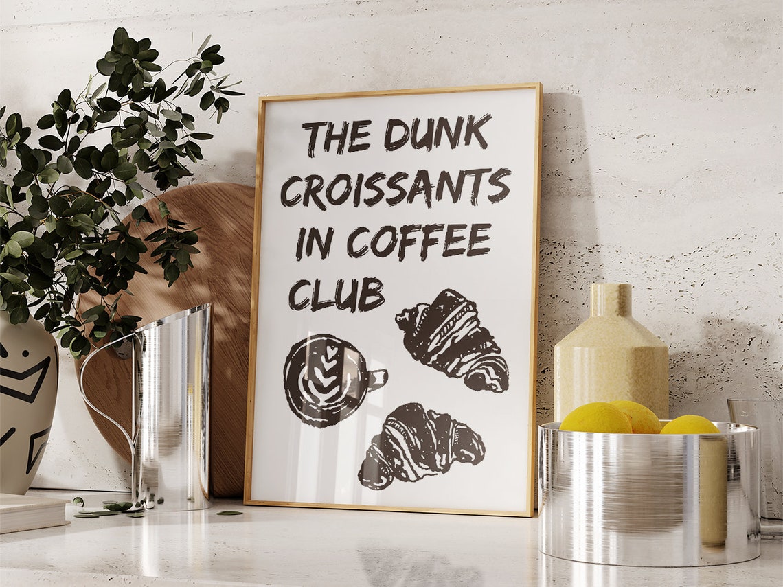 Coffee Bar Wall Art Boho Minimalist Prints Modern Art Bohominimalistdecor Trendy Coffee Art File