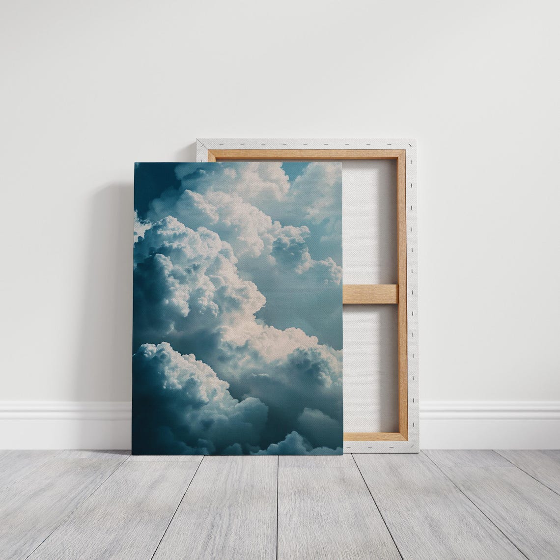 Billowing Cloudscape Print Dreamy Sky Wall Art Atmospheric Nature Photography Ethereal Cloud Formation Serene Blue Decor - Image 4