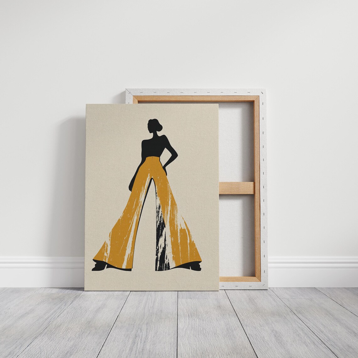 Fashion Inspired Abstract Silhouette, Modern Woman - Image 5