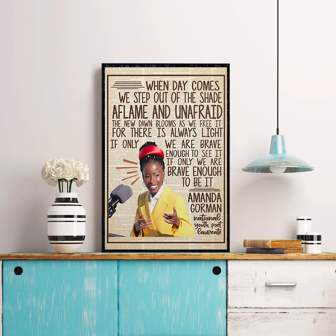 Amanda Gorman The Hill We Climb National Youth Poet Laureate Poster - Image 4