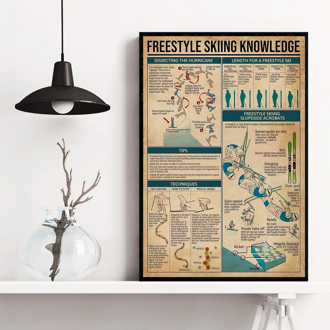 Freestyle Skiing Knowledge, Skiing Lover Gift - Image 3
