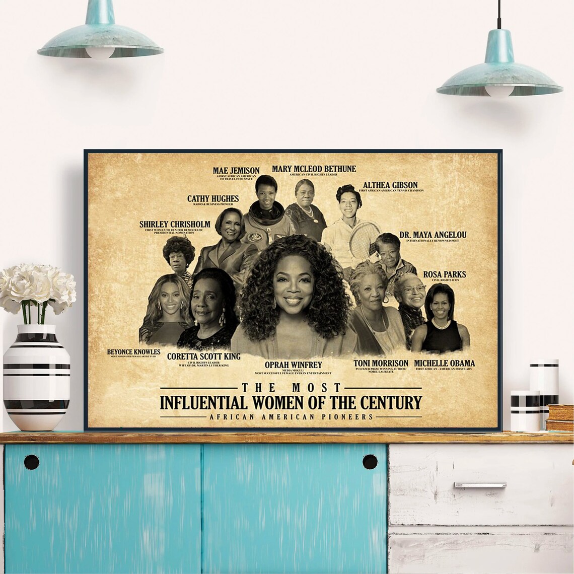 Most Influential Women of the Century African American Poster - Image 4