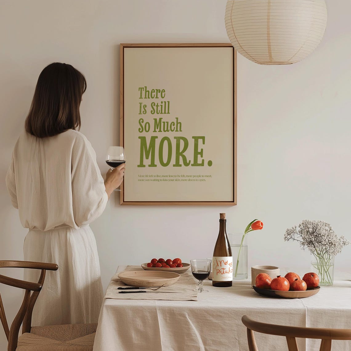 There Is Still So Much More Green Affirmation Print Positive Wall Art - Image 4