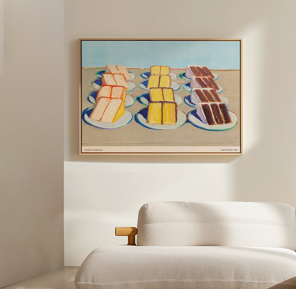 Wayne Thiebaud Cake Slices Colorful Pop Art Dessert Kitchen Poster - Image 3