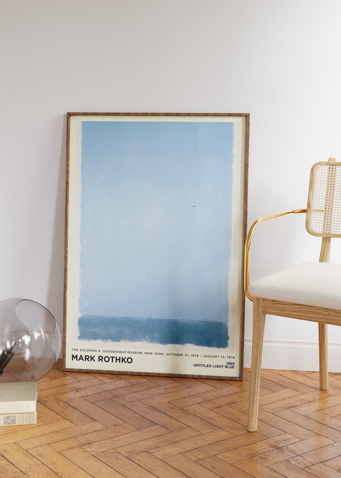 Mark Rothko Untitled Light Blue 1969 Abstract Exhibition Poster Print - Image 2