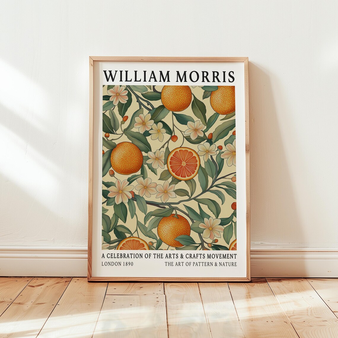 William Morris Fruit Print, Vintage Botanical Poster