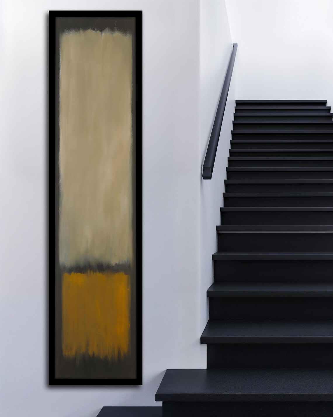 Mark Rothko Inspired Art Print Narrow Wall Art Abstract Rothko Vertical Painting Rothko Modern Home Decor Unique Gift - Image 3