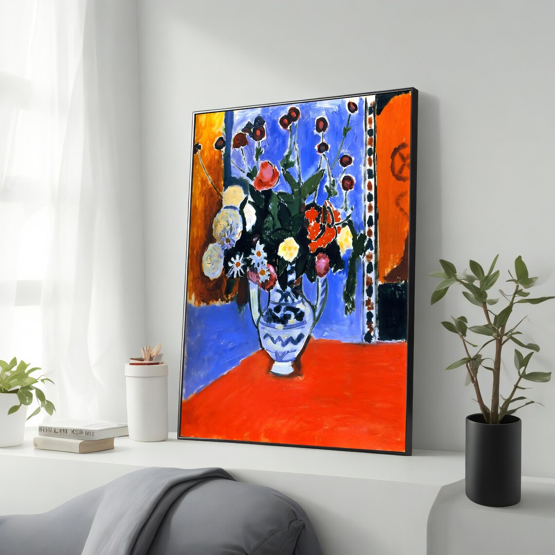 Henri Matisse Flowers in a Vase Fauvist Bouquet Still Life Art Poster
