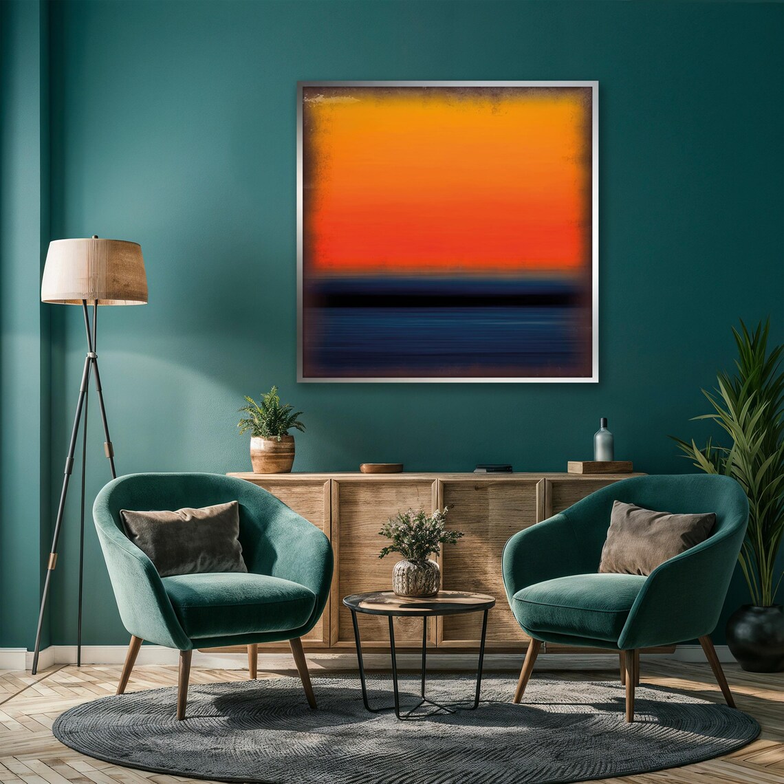 Mark Rothko Inspired Art Abstract Rothko Painting Mark Rothko Large Wall Decor Famous Rothko Artwork Unique Gift - Image 3