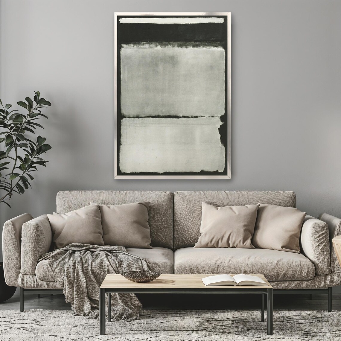 Mark Rothko Art Abstract Painting Minimalist Decor For Modern Home Contemporary Wall Decor Unique Gift - Image 3