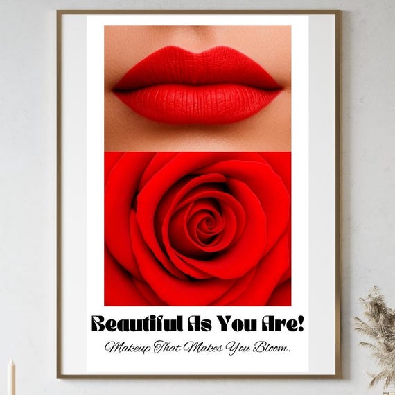 Professional Beauty Salon Poster Makeup Print Luxury Studio Decor Wall Art Fashion Prints