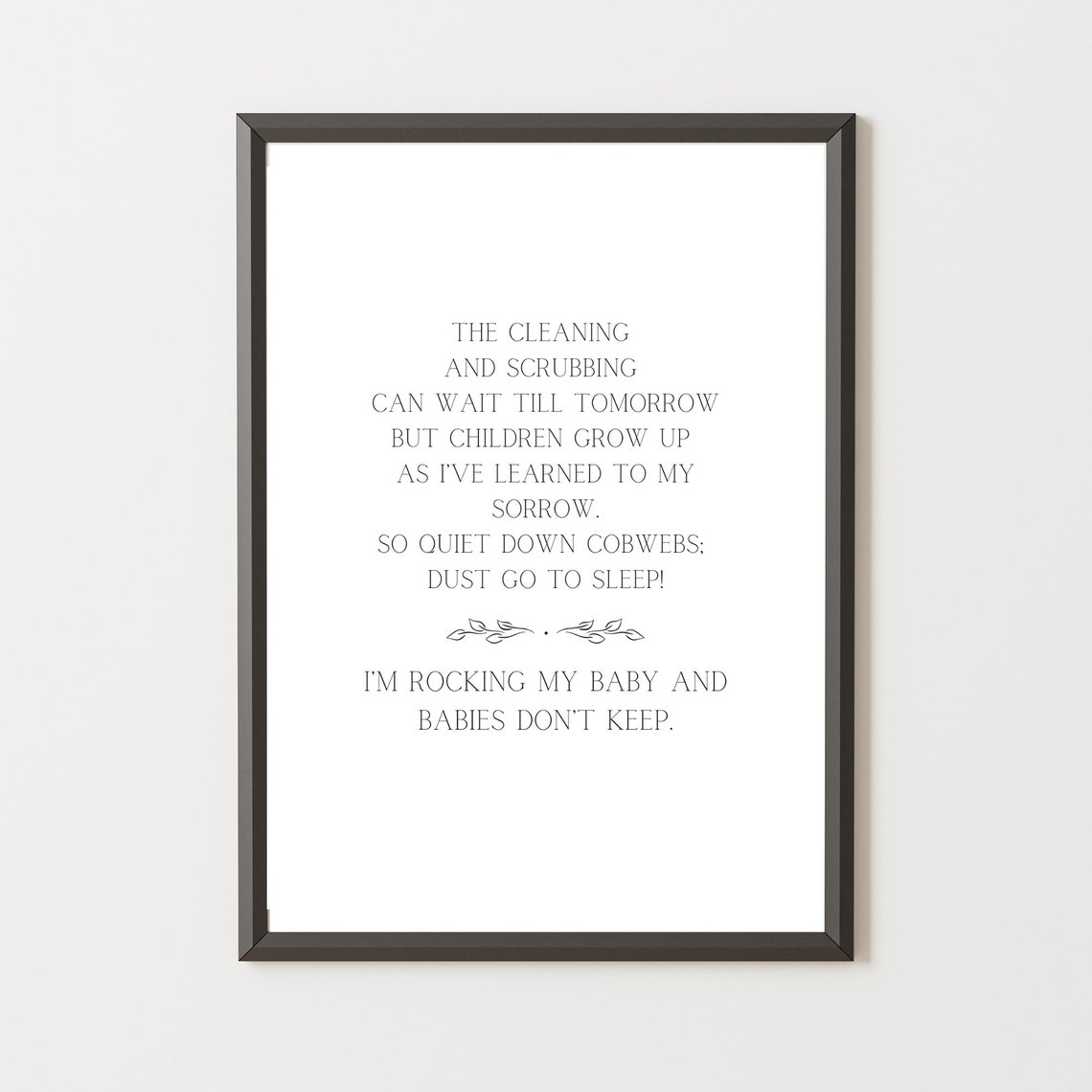 Babies Dont Keep Instant Wall Art Nursery Art Playroom Home Decor Motherhood