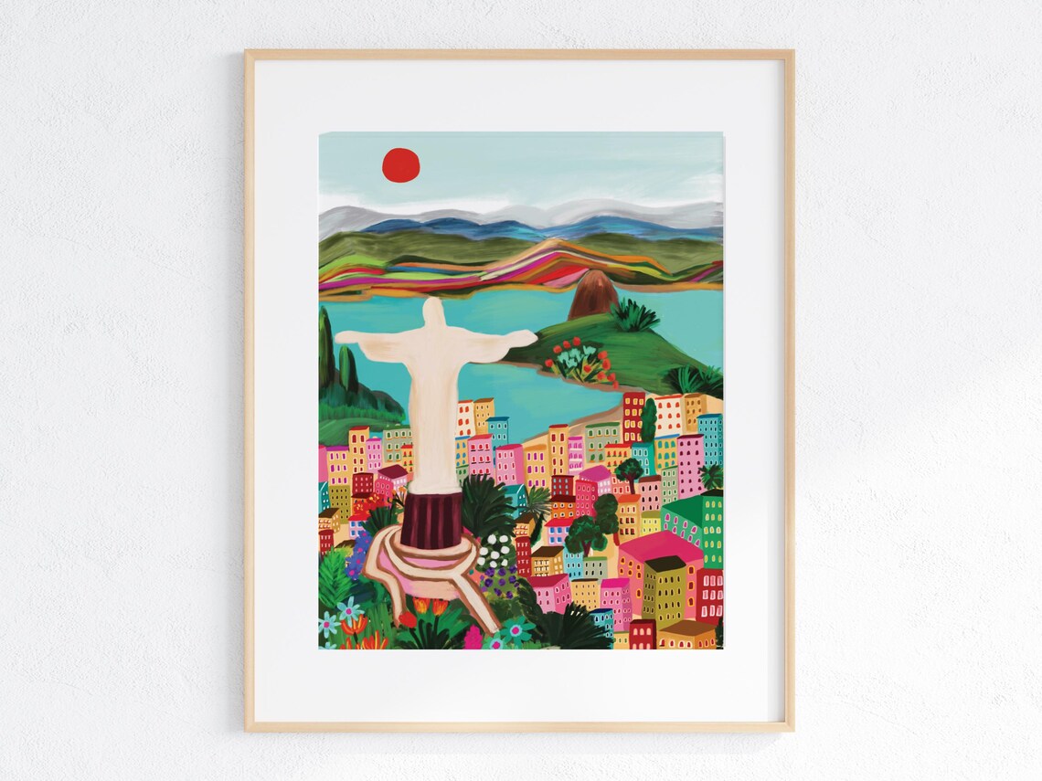 Brazil Christ The Redeemer Wall Art Print