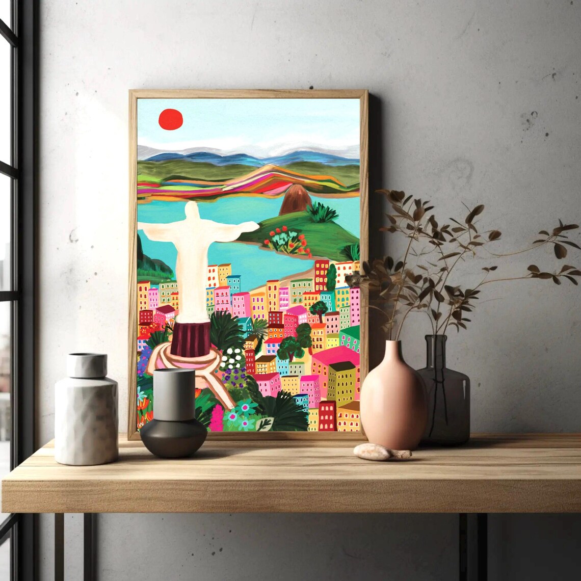 Brazil Christ The Redeemer Wall Art Print - Image 4