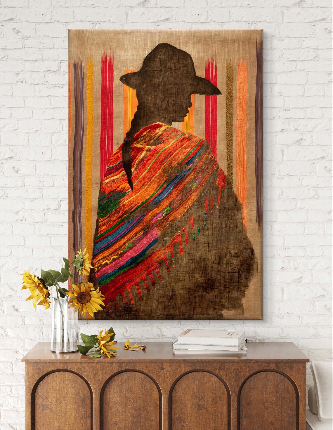 Bolivian Woman Art Print, Cultural Portrait Decor - Image 6