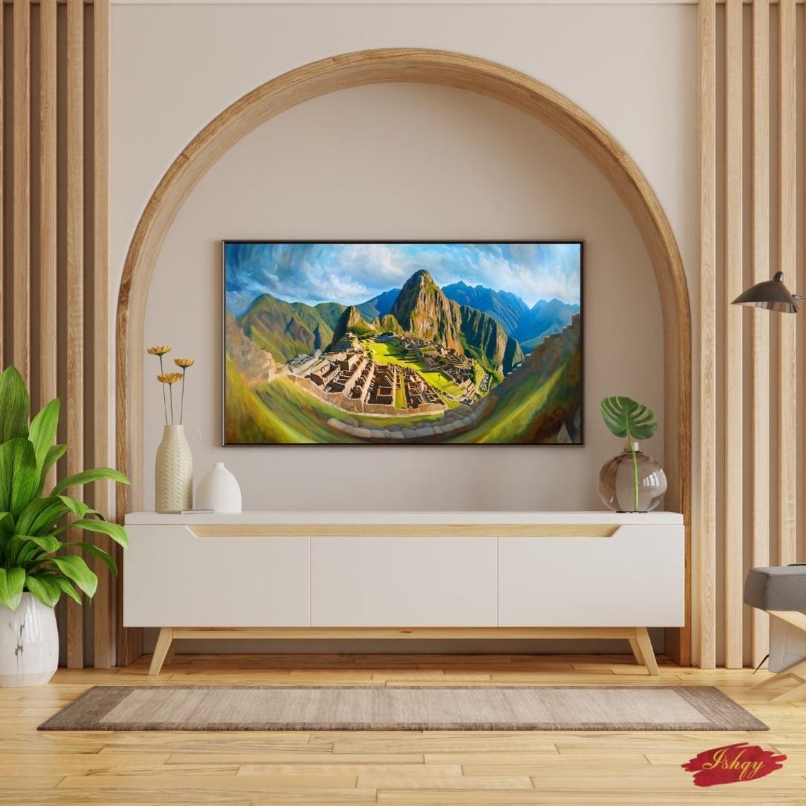 Machu Picchu Panoramic Inca Citadel Ruins Andes Mountains Poster - Image 3