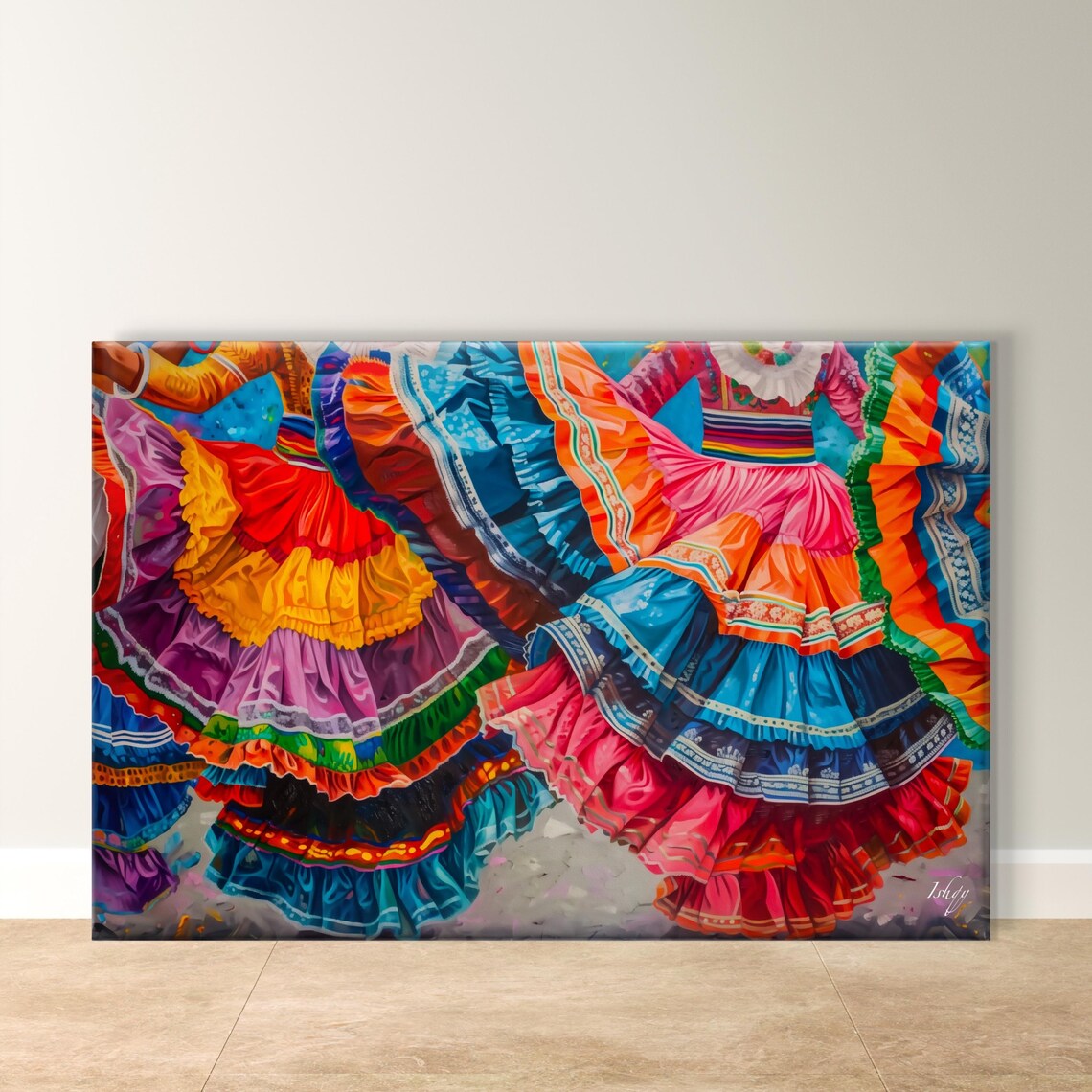 Zapateado Dancers, Mexican Folkloric Dance Art Print
