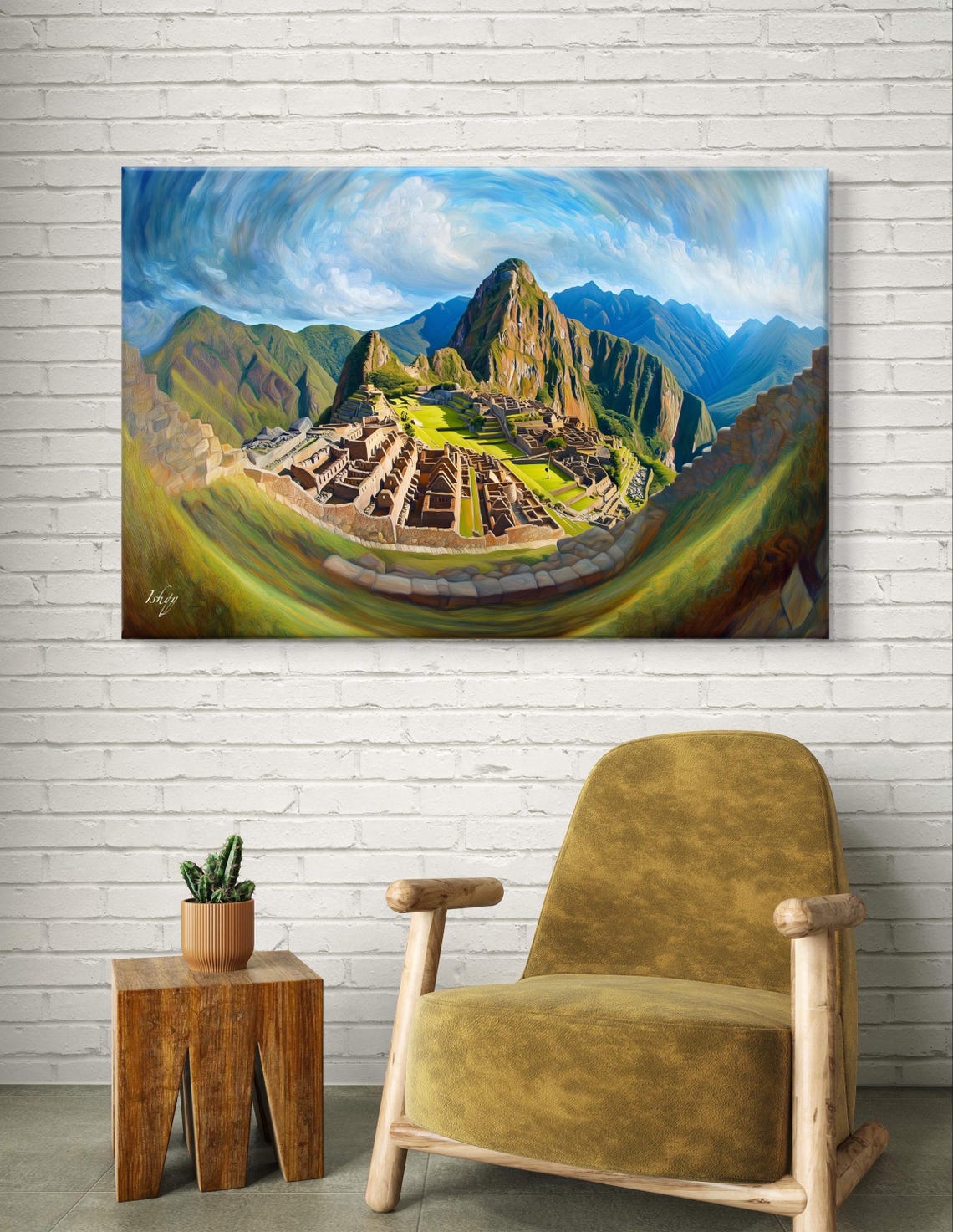 Machu Picchu Panoramic Inca Citadel Ruins Andes Mountains Poster - Image 5