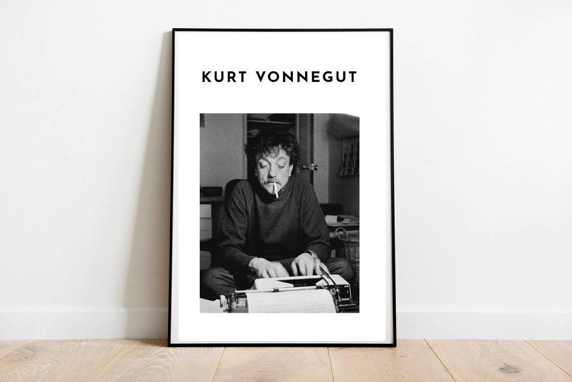 Kurt Vonnegut Literary Art Print