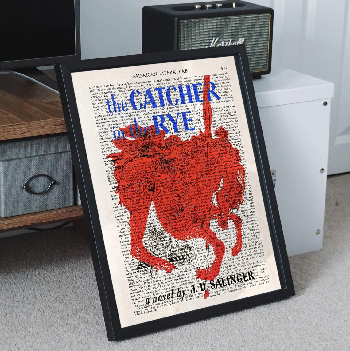 The Catcher in the Rye, J.D. Salinger Art Print - Image 4