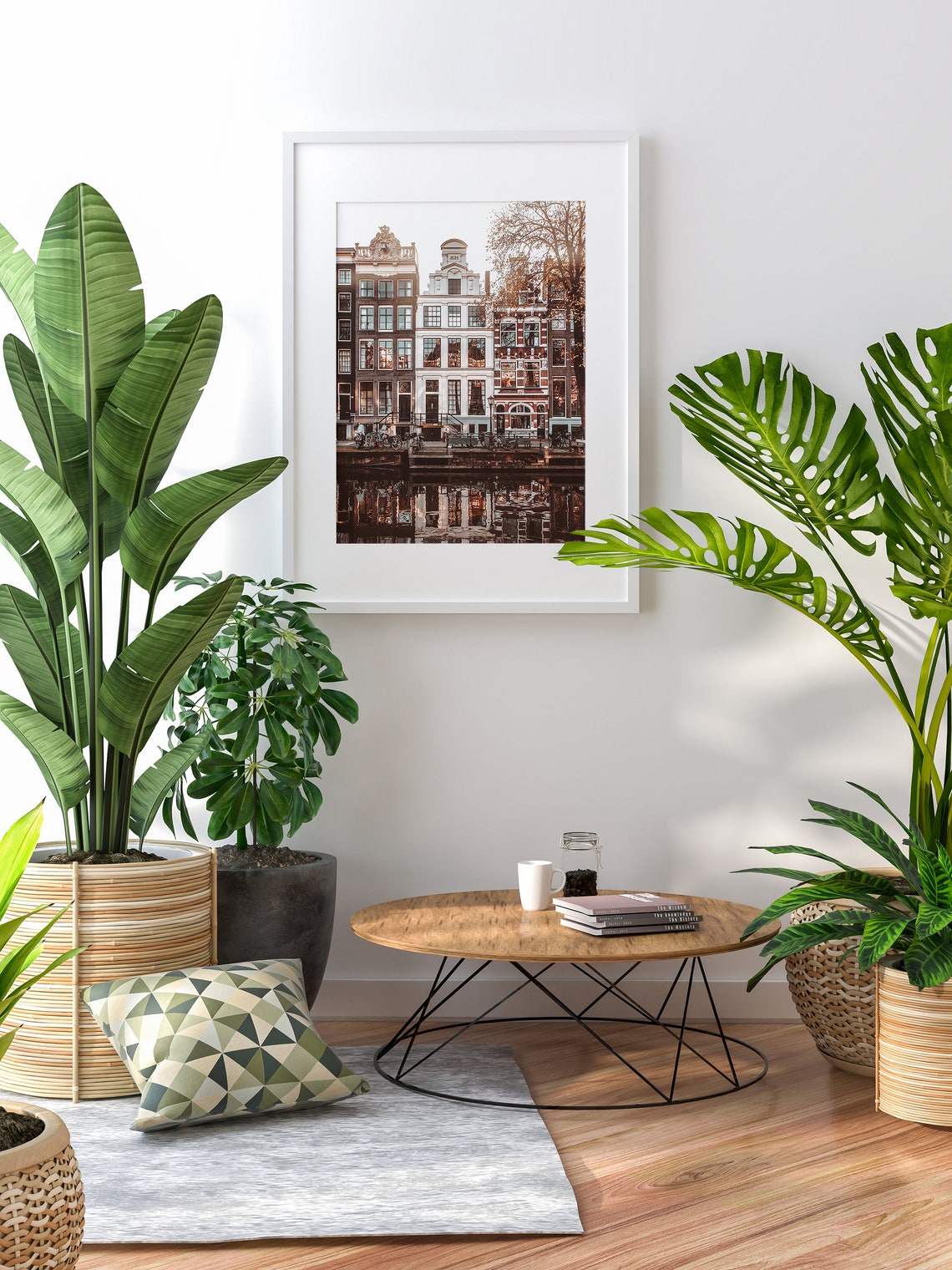 Amsterdam Houses Travel Wall Art Print - Image 2