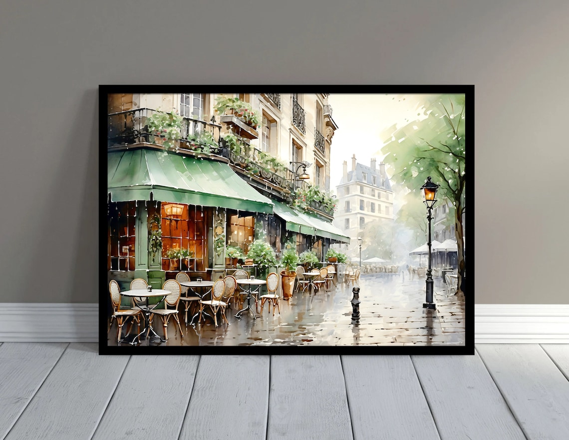 Paris Travel Poster, Parisian City Wall Art - Image 2
