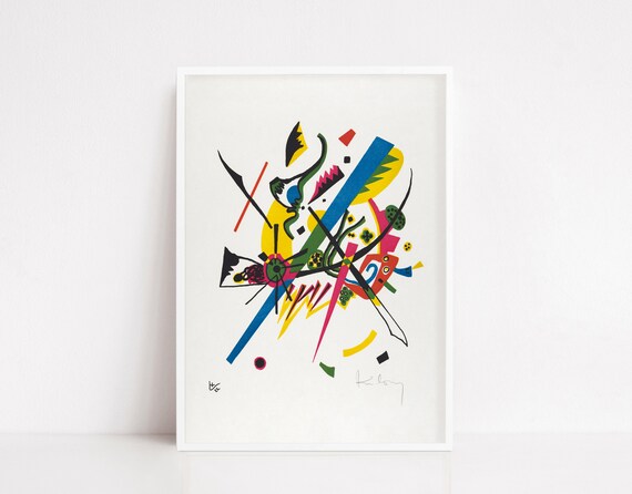 Kandinsky Small Worlds I Poster Kandinsky Poster Kandinsky Print Vintage Poster Vintage Print Art Poster